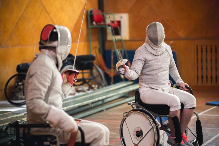 sport disabili in carrozzina