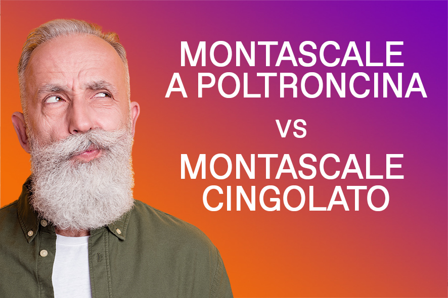 Qual è la differenza tra un montascale a poltroncina e un montascale cingolato