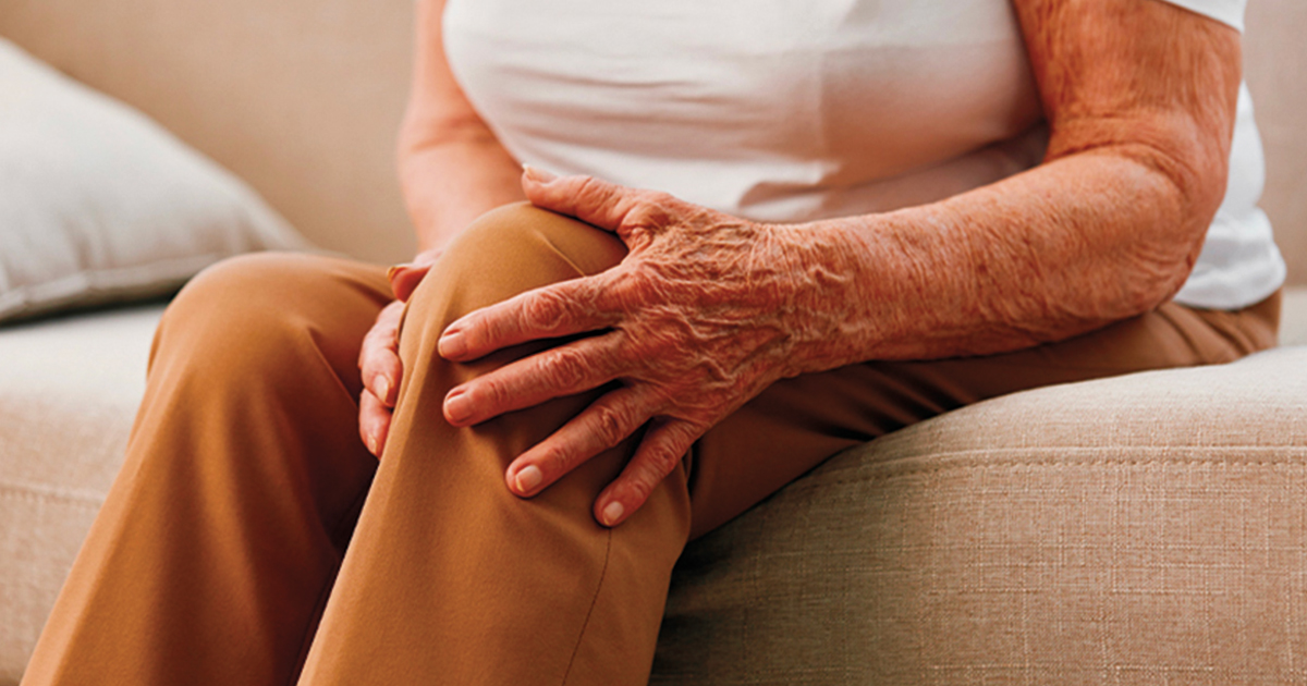 montascale per persone con menisco lesionato